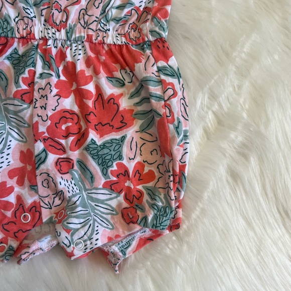 Carter’s Baby Girl Floral Romper SZ 12 Months 🌸 - Picture 4 of 6